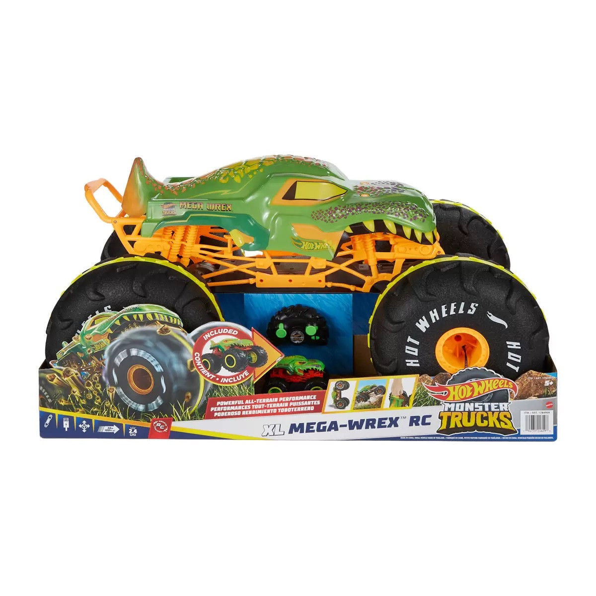 Mattel Hot Wheels Monster Trucks 1 6 XL Mega Wreck RC Fairdinks