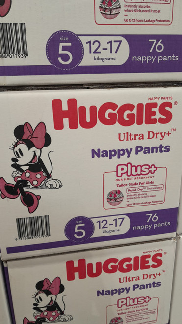 Huggie Nappy Pants + Size 5 Girl 76 Count | Fairdinks