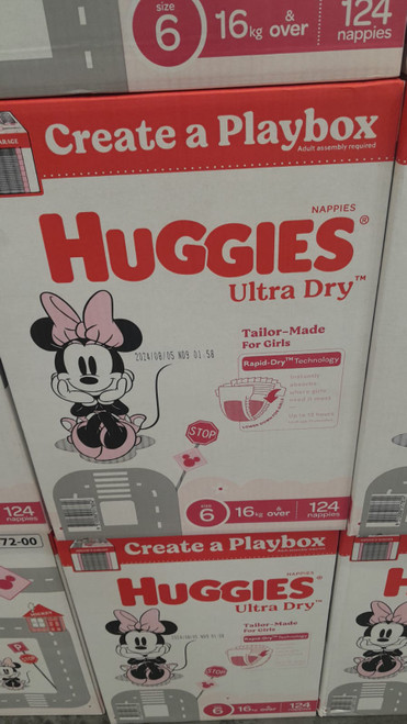 Huggies Nappies Size 6 Girls 124 Count | Fairdinks