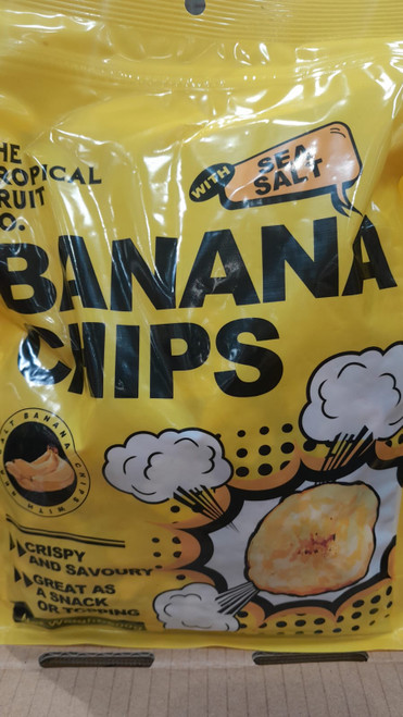 The Tropical Fruit Co. Banana Chips With Salt 500G | Fairdinks