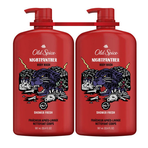 Old Spice Night Panther Body Wash 2 x 987 | Fairdinks