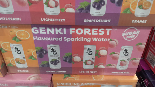 Genki Forest Mixed Flavour Sparkling Water 24 x 330ML | Fairdinks