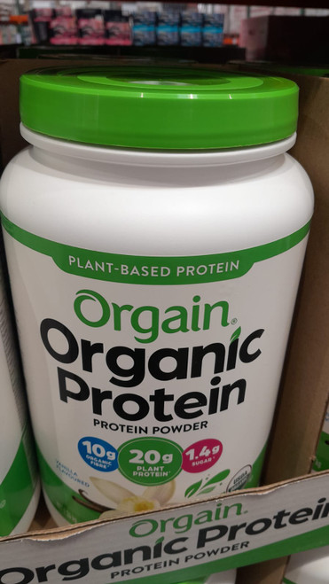 Orgain Organic Plant Protein Vanilla 1.24KG | Fairdinks