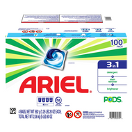 Ariel 3-in-1 Laundry Pods 100 Count | Fairdinks