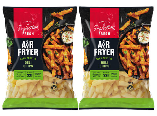 Air Fryer Herb Crusted Deli Chips 350G x 2 Pack Product of Australia | Fairdinks