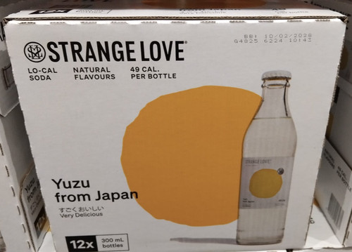 Strangelove Yuzu Lo-Cal Soda 12 x 300ML | Fairdinks