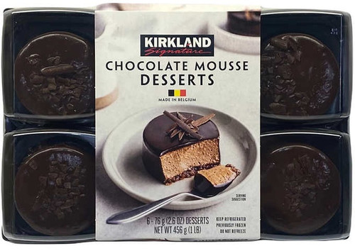 Kirkland Signature Belgian Chocolate Mousse 6 x 76G | Fairdinks