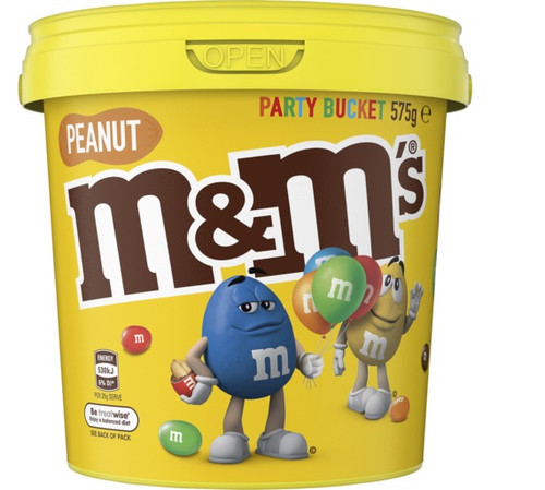 M&M's Peanut Bucket 575g | Fairdinks