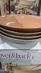 Overandback Dinner Bowls 4 Piece Set | Fairdinks