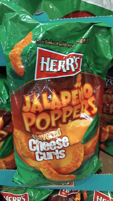 Herr's Jalapeno Poppers Cheese Curls 482G | Fairdinks