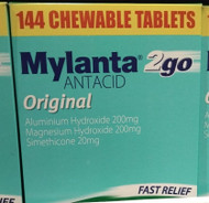 Mylanta Original Chewable 3 x 48 Tablets | Fairdinks