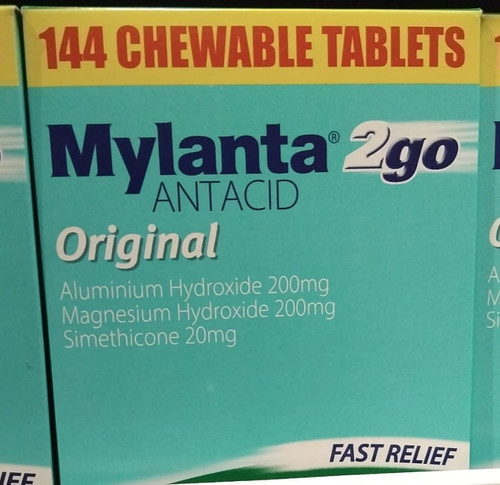 Mylanta Original Chewable 3 x 48 Tablets | Fairdinks