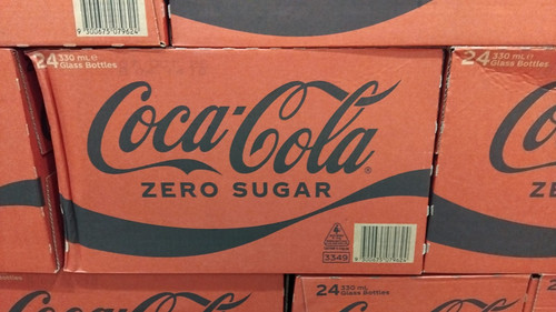 Coca Cola No Sugar - Glass Bottles 24 x 330ML | Fairdinks