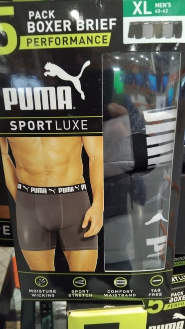 Puma Men's Boxer Brief 5 PK - XL | Fairdinks