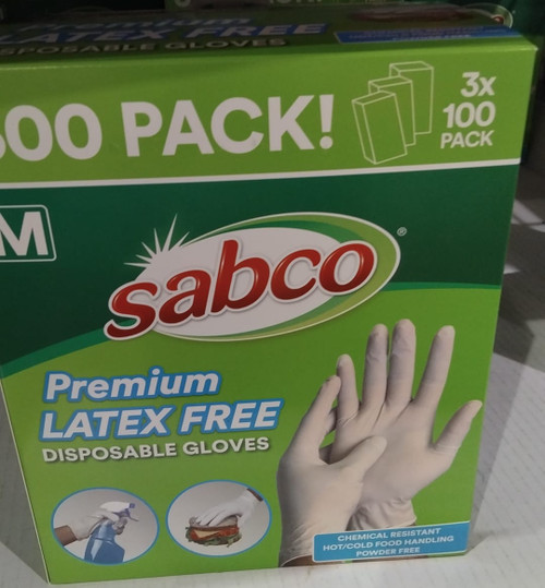 Sabco Premium Latex Free Gloves 3 x 100 Pack | Fairdinks