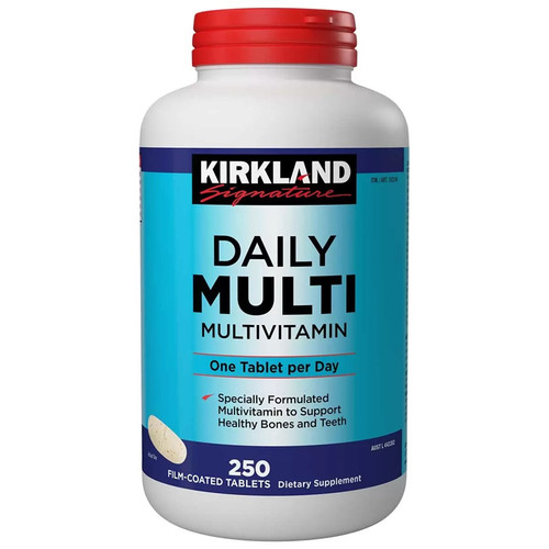 Kirkland Signature Daily Multivitamin 250 Tablets | Fairdinks