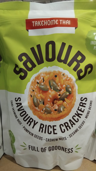 Takehome Thai Savours Rice Crackers 160G | Fairdinks
