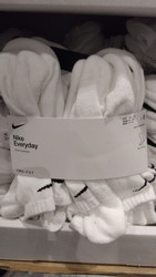 Nike Women's No Show Sock 6PK - White, US Sizes: Medium | Fairdinks