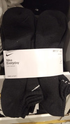 Nike Women's No Show Sock 6PK - Black, US Sizes: Large | Fairdinks