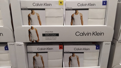 Calvin Klein Men's Singlet 3PK Size: Large | Fairdinks