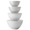 Pandex Mixing Bowl with Lids 4 Piece Set - White | Fairdinks