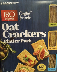 180 Degrees Oat Crackers Parmesan Walnut & Seed 420G