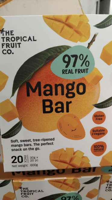 Tropical Fruit Co Mango Fruit Bar 20 x 30G | Fairdinks
