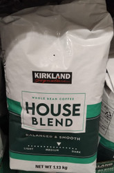 Kirkland Signature House Blend Whole Beans 1.13KG | Fairdinks