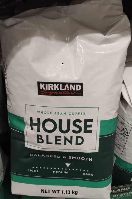 Kirkland Signature House Blend Whole Beans 1.13KG | Fairdinks