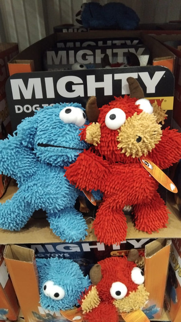 Mighty Micro Fiber Dog Toys 2 Pack Bull & Monster | Fairdinks
