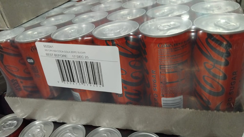 Coca Cola Zero Sugar Mini 24 x 250ML | Fairdinks