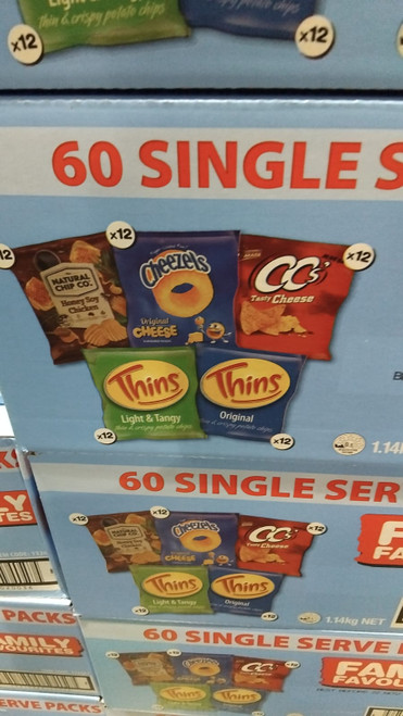 Family Favourites Chips Variety 60 Pack | Fairdinks