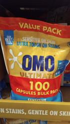 OMO Ultimate Sensitive 3 in 1 Capsules 100 Count | Fairdinks