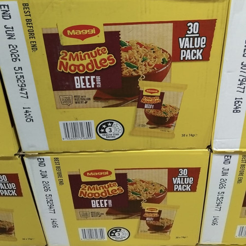 Maggi Noodles Beef 30 x 74G | Fairdinks