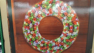 Ornament Wreath With LED Lights 36"/91CM | Fairdinks