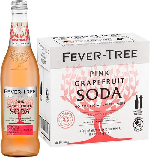 Fever Tree Pink Grapefruit Soda 8x500ML | Fairdinks