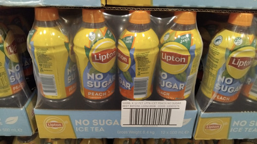 Lipton Ice Tea Peach No Sugar 12 x 500ML | Fairdinks