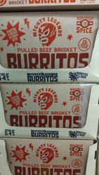 Mighty Legends Pulled Beef Brisket Burritos 1.2KG | Fairdinks