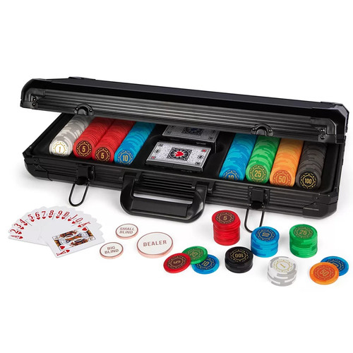Poker Chip Set With Heavy Duty Case 400 Chips | Fairdinks