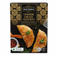 Royal Tandoor Tandoori Chicken Filled Roti - 5x120G - 600G | Fairdinks