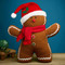 Gingerbread Plush Decor 22"/56CM - Red | Fairdinks
