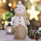 Holiday Figure With Lantern 37.6CM / 14.8 IN - Snowman | Fairdinks