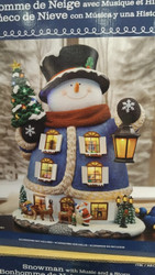 Story Snowman With LED Lights & Music 20"/51CM | Fairdinks