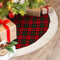 Faux Fur Tree Skirt 60 Inch Diameter - Tartan | Fairdinks