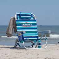 Tommy Bahama Backpack Beach Chair 5 Reclining Positions - Blue | Fairdinks