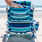 Tommy Bahama Backpack Beach Chair 5 Reclining Positions - Blue | Fairdinks