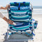 Tommy Bahama Backpack Beach Chair 5 Reclining Positions - Blue | Fairdinks
