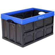 Instacrate 46L Collapsible Crate 53.34 x 36 x 29.5CM - Blue | Fairdinks