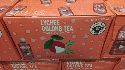 Peek-A-Brew Lychee Oolong Tea 12 x 350ML | Fairdinks