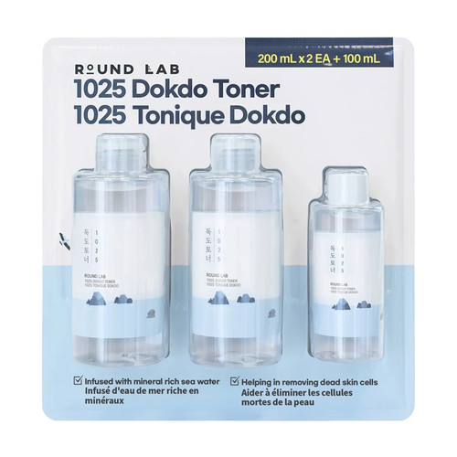Round Lab 1025 Dokdo Toner Set 2 x 200ML + 1 x 100ML | Fairdinks